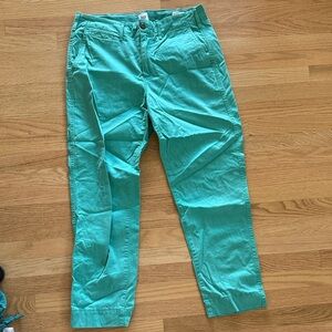 Gap straight khaki women’s Teal Pants